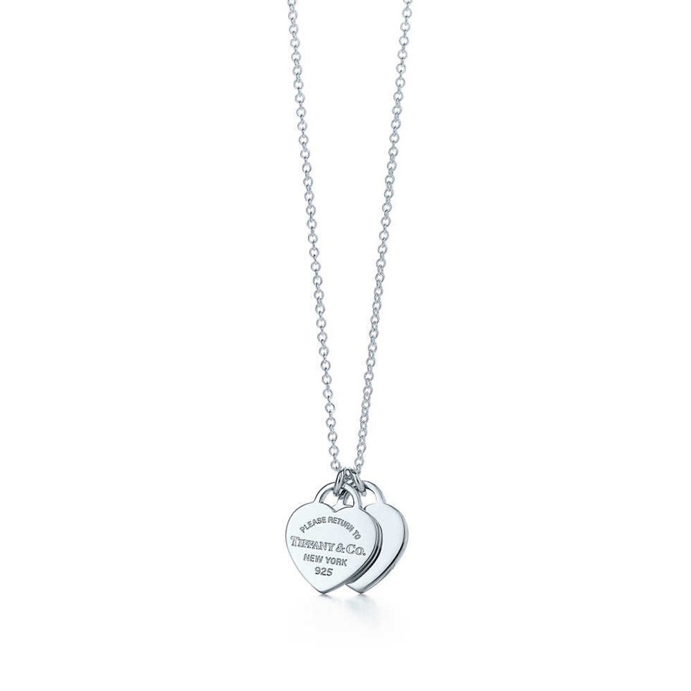 Mini Double Heart Tag Pendant